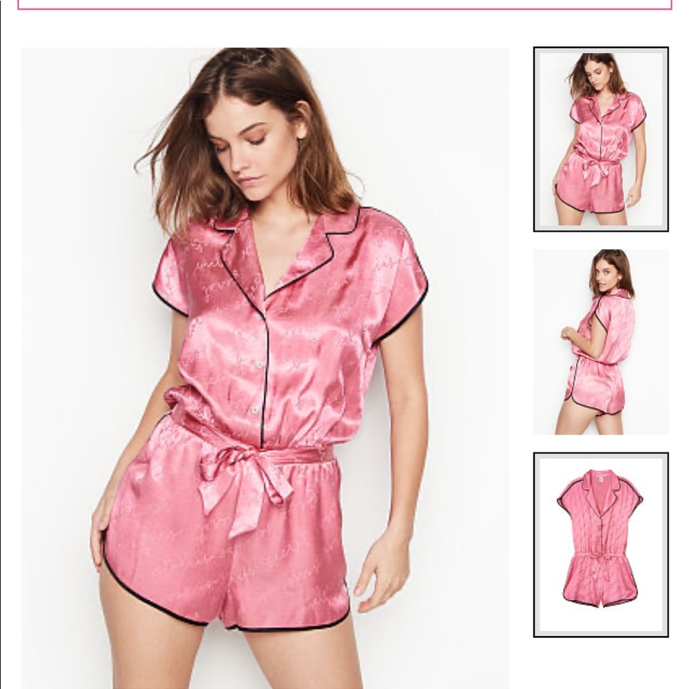 Satin Romper Pajama